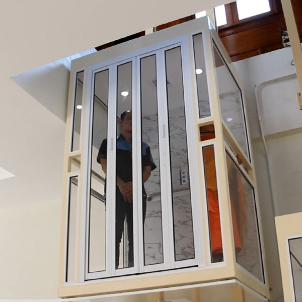 ผลงานการติดตั้งลิฟท์วัดชัยฉิมพลี