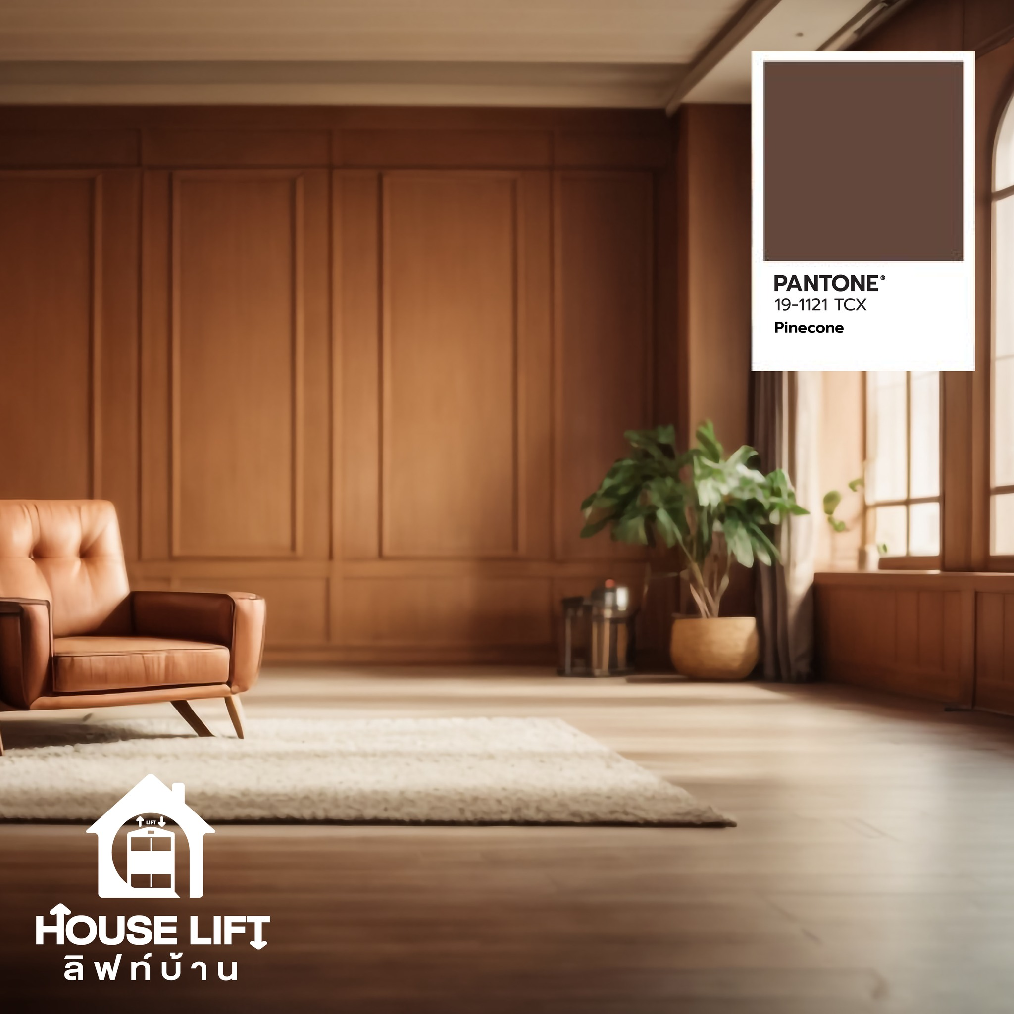 สีน้ำตาล (Pinecone)